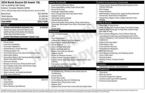2024 Buick Encore GX Avenir