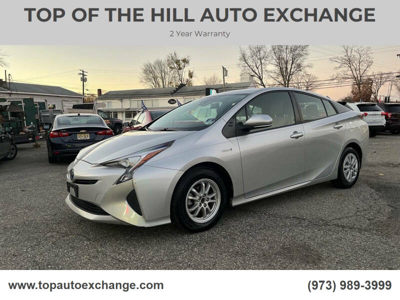 2017 Toyota Prius for sale at TOP OF THE HILL AUTO EXCHANGE in Mine Hill NJ