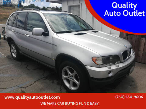 2003 BMW X5 for sale at Quality Auto Outlet in Vista CA