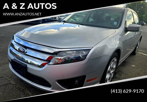 2011 Ford Fusion for sale at A & Z AUTOS in Westfield MA