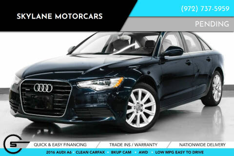 2013 Audi A6 for sale at Skylane Motorcars in Carrollton TX