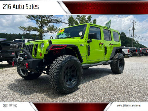 2013 Jeep Wrangler Unlimited for sale at 216 Auto Sales in Mc Calla AL