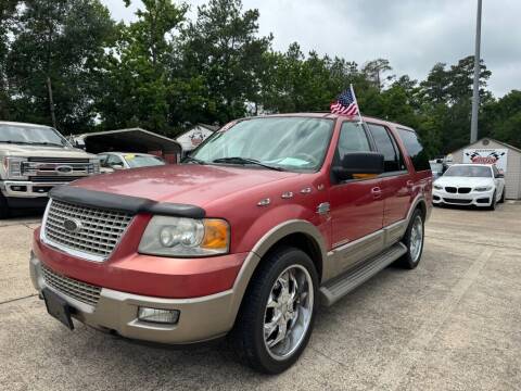 2003 Ford Expedition for sale at AUTO WOODLANDS in Magnolia TX