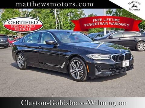2021 BMW 5 Series for sale at Auto Finance of Raleigh in Raleigh NC