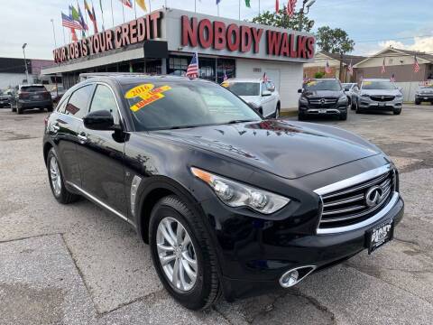 2016 Infiniti QX70 for sale at Giant Auto Mart 2 in Houston TX