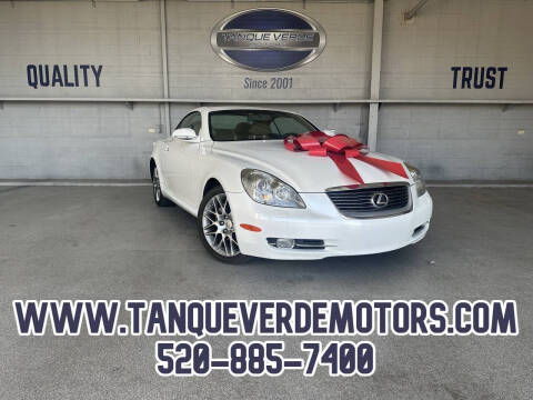 2007 Lexus SC 430 for sale at TANQUE VERDE MOTORS in Tucson AZ