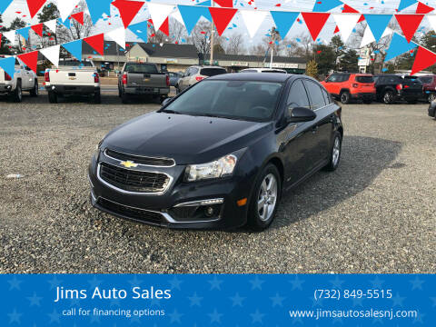 2016 Chevrolet Cruze Limited for sale at Jims Auto Sales in Lakehurst NJ