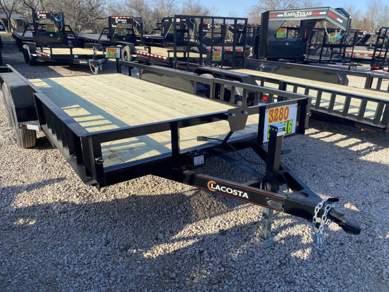 2025 Lacosta - Utility Trailer - 83x16' for sale at LJD Sales in Lampasas TX