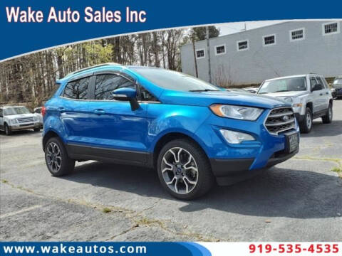 2020 Ford EcoSport for sale at Wake Auto Sales Inc in Raleigh NC