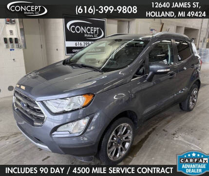 2018 Ford EcoSport for sale at Concept Motors LLC in Holland MI