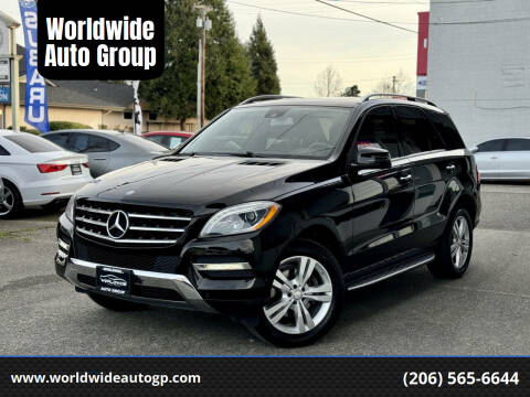 2013 Mercedes-Benz M-Class for sale at Worldwide Auto Group in Auburn WA