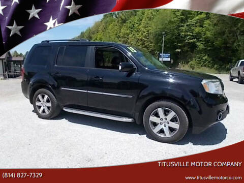 2013 Honda Pilot for sale at Titusville Motor Company in Titusville PA