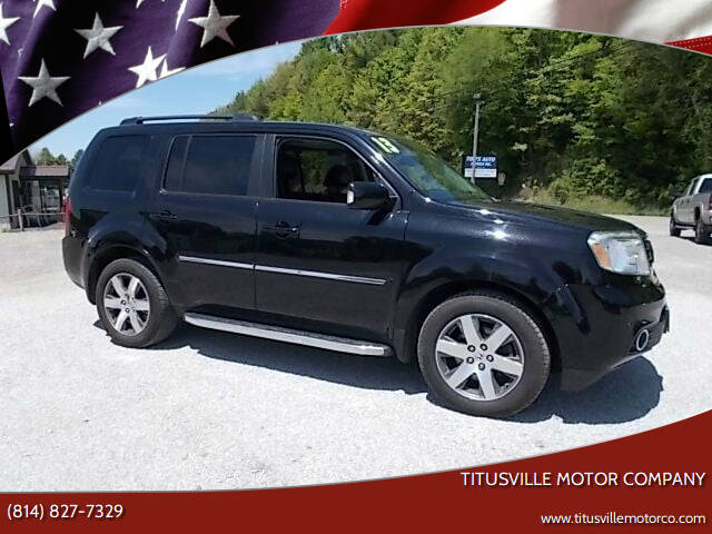 2013 Honda Pilot for sale at Titusville Motor Company in Titusville PA
