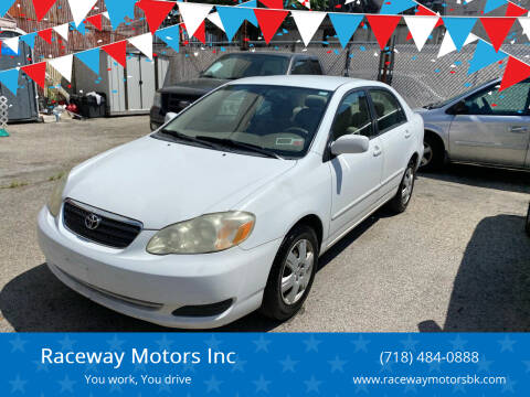 2006 Toyota Corolla for sale at Raceway Motors Inc in Brooklyn NY