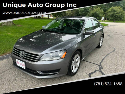 2013 Volkswagen Passat for sale at Unique Auto Group Inc in Whitman MA