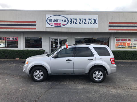 2012 Ford Escape for sale at Traditional Autos in Dallas TX