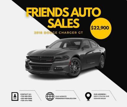 2018 Dodge Charger for sale at Friends Auto Sales in Denver CO