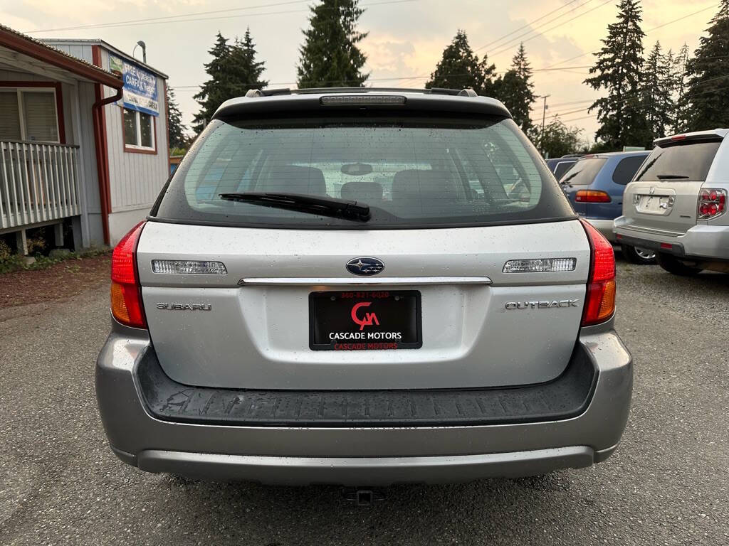 2006 Subaru Outback for sale at Cascade Motors in Olympia, WA