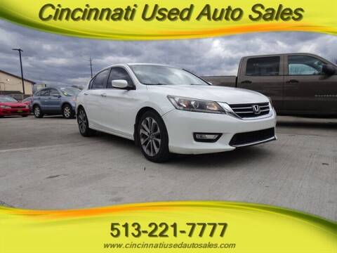 2013 Honda Accord for sale at Cincinnati Used Auto Sales in Cincinnati OH