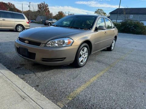 2006 Chevrolet Impala for sale at Minnix Auto Sales LLC in Cuyahoga Falls OH