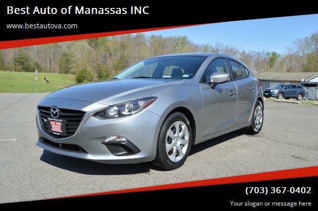 2014 Mazda MAZDA3 for sale at Best Auto of Manassas INC in Manassas VA