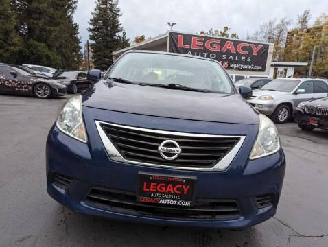 2012 Nissan Versa for sale at Legacy Auto Sales LLC in Seattle WA