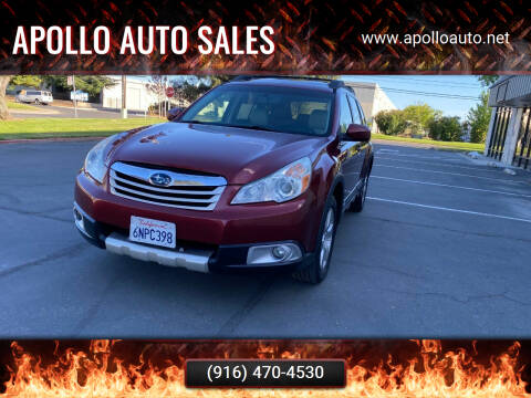 2011 Subaru Outback for sale at APOLLO AUTO SALES in Sacramento CA