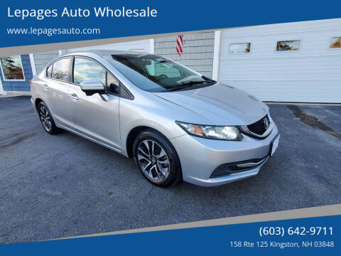 2015 Honda Civic for sale at Lepages Auto Wholesale in Kingston NH