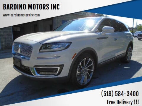 2020 Lincoln Nautilus for sale at BARDINO MOTORS INC in Saratoga Springs NY