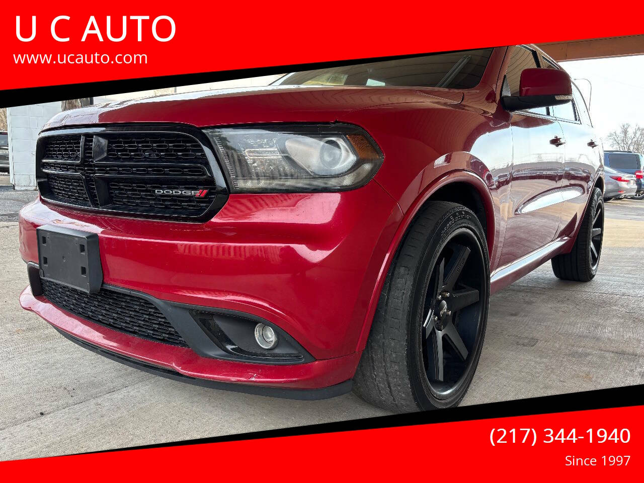 Red 2017 Dodge Durango GT AWD GT 4dr SUV 1
