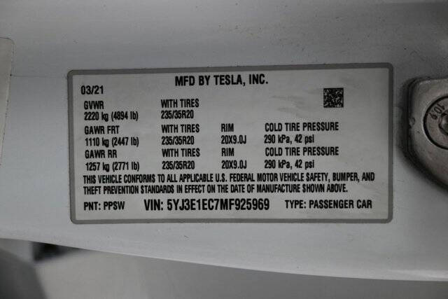 2021 Tesla Model 3 Performance