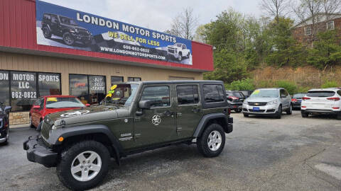 2015 Jeep Wrangler Unlimited for sale at London Motor Sports, LLC in London KY