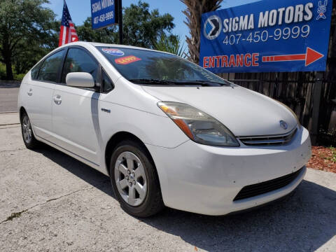 2008 Toyota Prius for sale at SIGMA MOTORS USA in Orlando FL