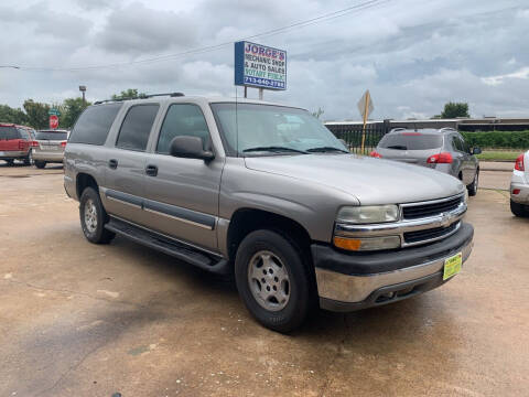 2003 Chevrolet Suburban for sale at JORGE'S MECHANIC SHOP & AUTO SALES in Houston TX