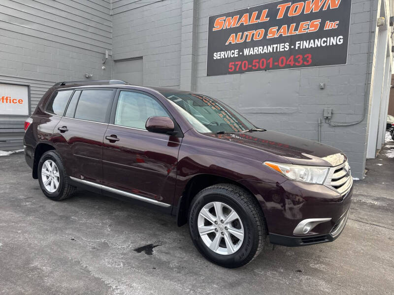 2012 Toyota Highlander for sale at Small Town Auto Sales Inc. in Hazleton PA