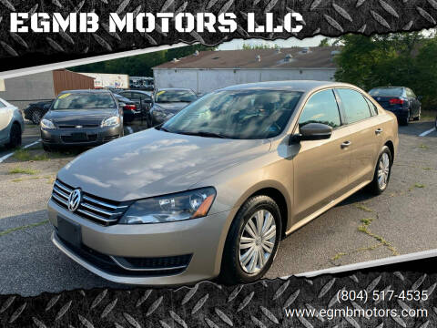 2015 Volkswagen Passat for sale at EGMB MOTORS in Midlothian VA