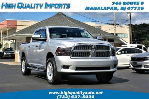 2012 RAM Ram Pickup 1500 for sale at High Quality Imports in Manalapan NJ