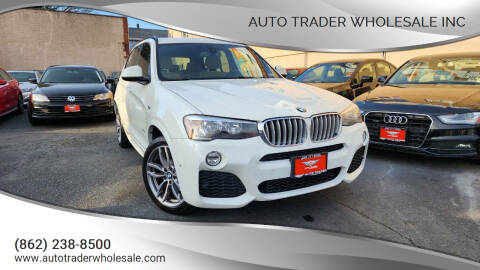 2017 BMW X3 for sale at Auto Trader Wholesale Inc in Saddle Brook NJ