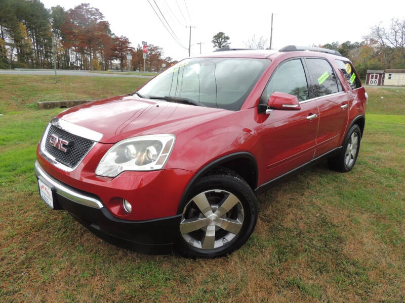 2012 GMC Acadia for sale at Cars Plus in Fruitland MD