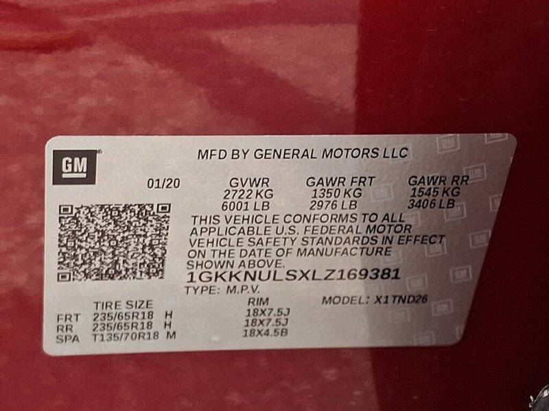 2020 GMC Acadia SLT