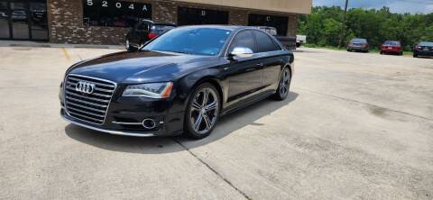 2013 Audi S8 for sale at WHOLESALE AUTO GROUP in Mobile AL