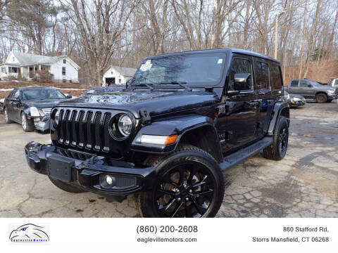 2021 Jeep Wrangler Unlimited for sale at EAGLEVILLE MOTORS LLC in Storrs Mansfield CT