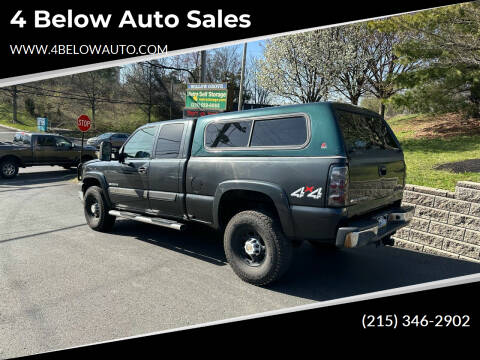 2005 Chevrolet Silverado 2500HD for sale at 4 Below Auto Sales in Willow Grove PA