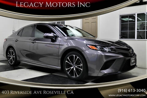 2018 Toyota Camry for sale at Legacy Motors Inc in Roseville CA