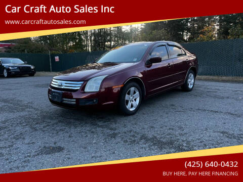 2007 Ford Fusion for sale at Car Craft Auto Sales Inc in Lynnwood WA