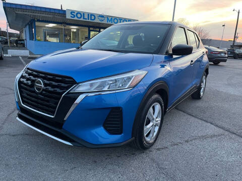 2021 Nissan Kicks for sale at SOLID MOTORS LLC in Garland TX