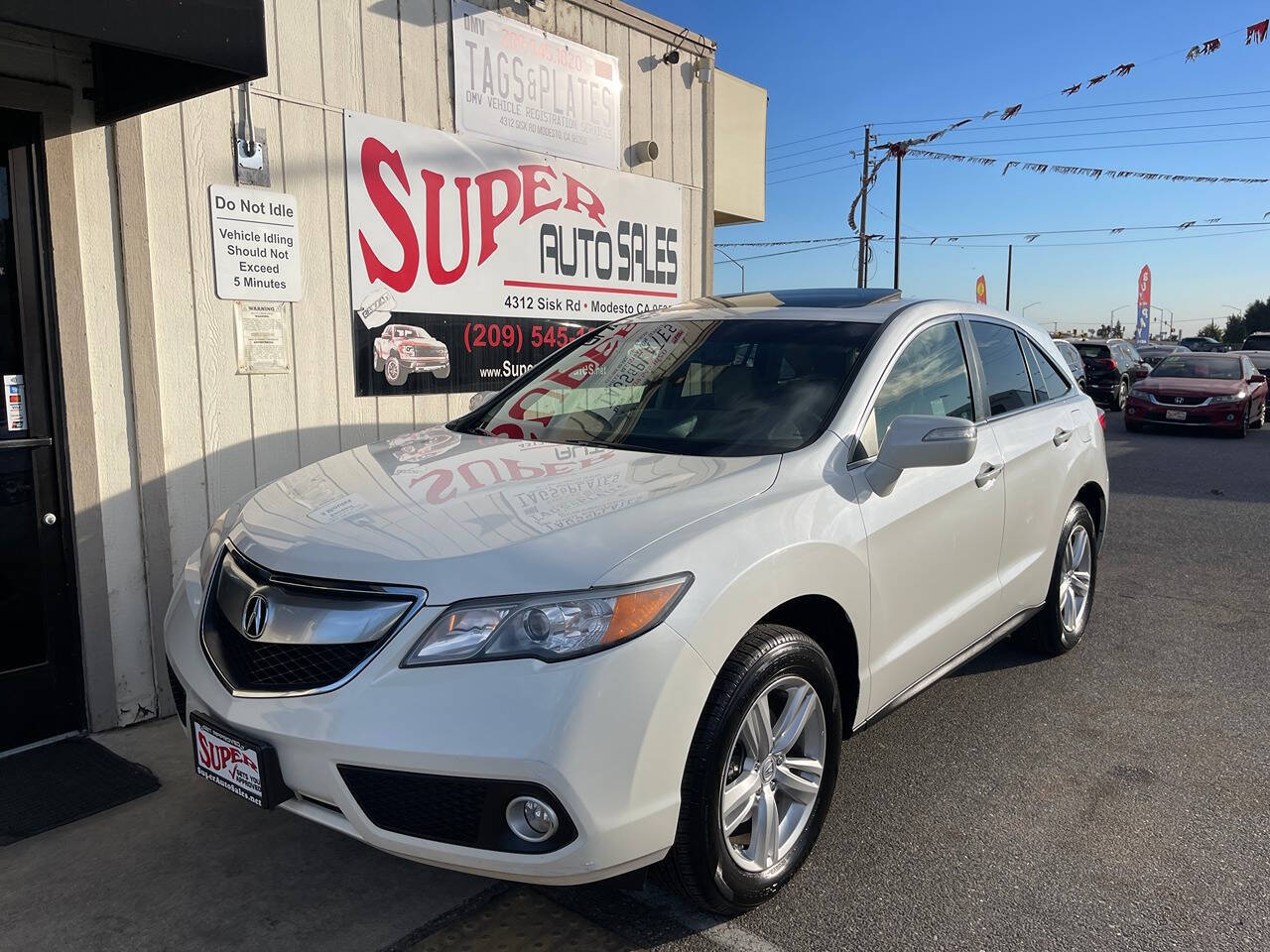 2013 Acura RDX for sale at Super Auto Sales Modesto in Modesto, CA