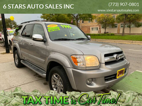 2007 Toyota Sequoia for sale at 6 STARS AUTO SALES INC in Chicago IL