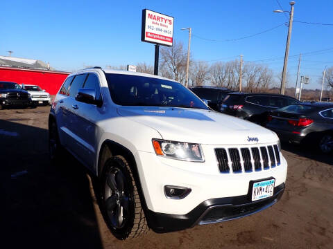 2014 Jeep Grand Cherokee for sale at Marty's Auto Sales in Savage MN