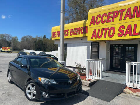 2014 Toyota Camry for sale at Acceptance Auto Sales in Lithia Springs GA